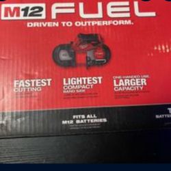 Milwaukee New Band Saw M12 Fuel Brushless 