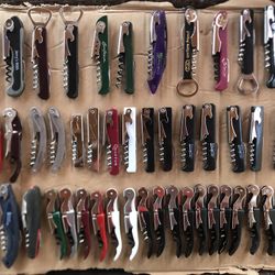 Lot of about 50 Various Corkscrews, Bottle Openers, Multi Purpose Tools