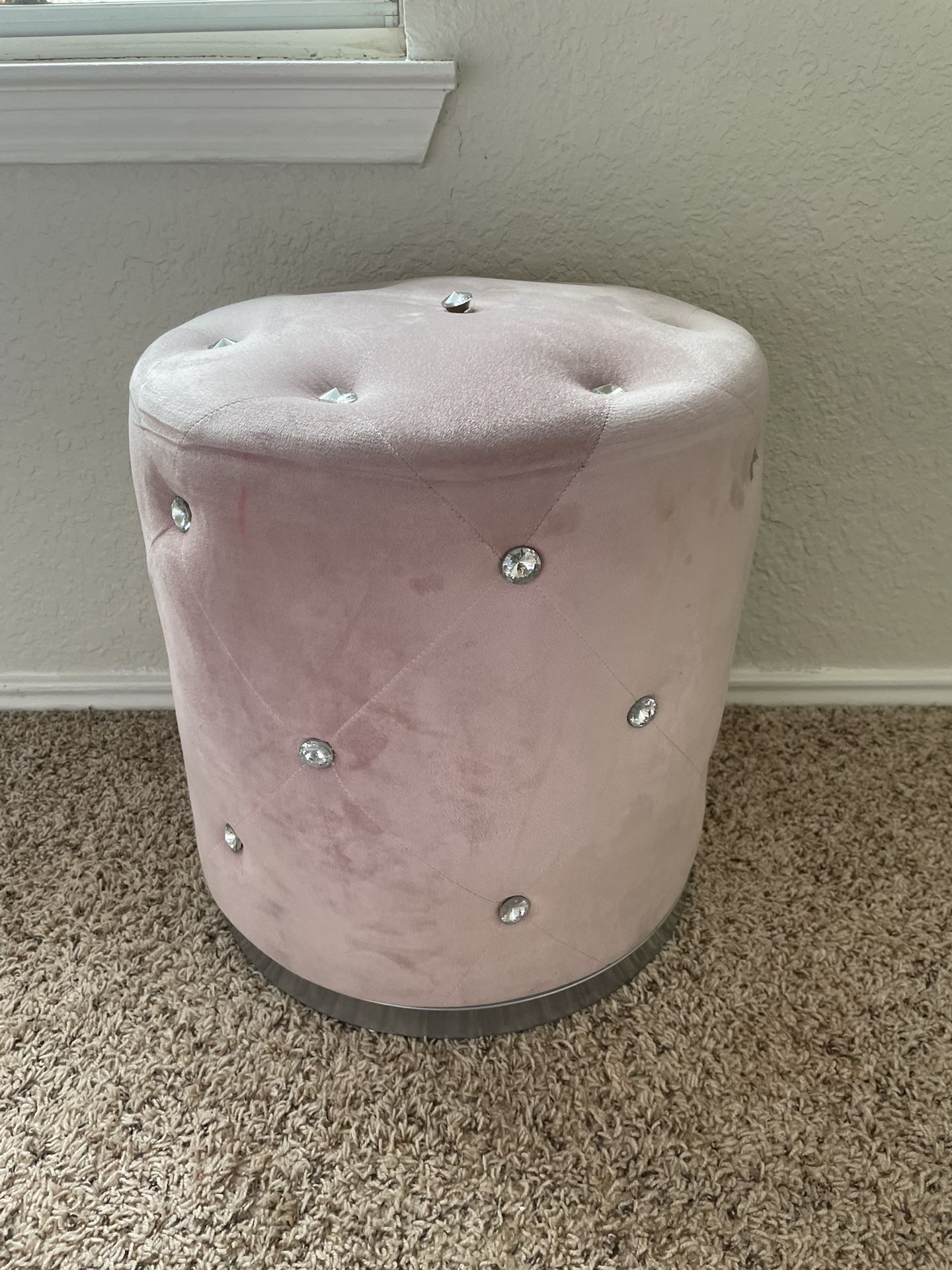 Pink Makeup Vanity Chair 