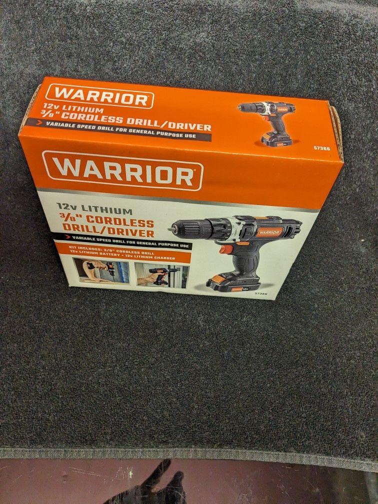 Warrior Brand 12v CORDLESS DRILL 