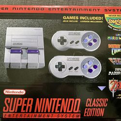 SNES Super Nintendo Mini Console 21 Games Preinstalled for Sale