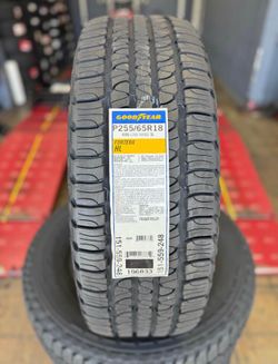 255/65/18 Goodyear Fortera 4 New Tires Installed And Balanced