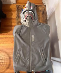 BAPE bomber shark full zip hoodie