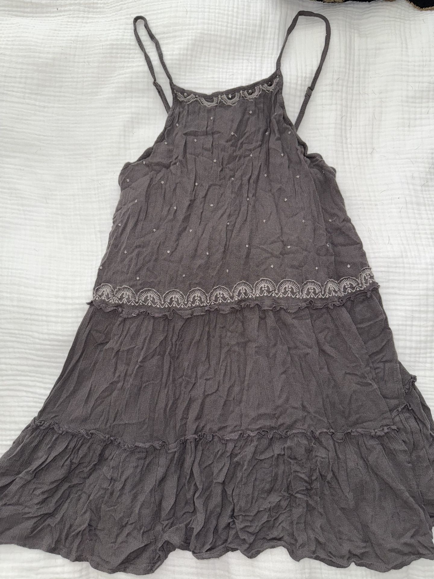 O’Neill Purple Brown Swim Pool Beach Coverup Dress Women’s Size XS