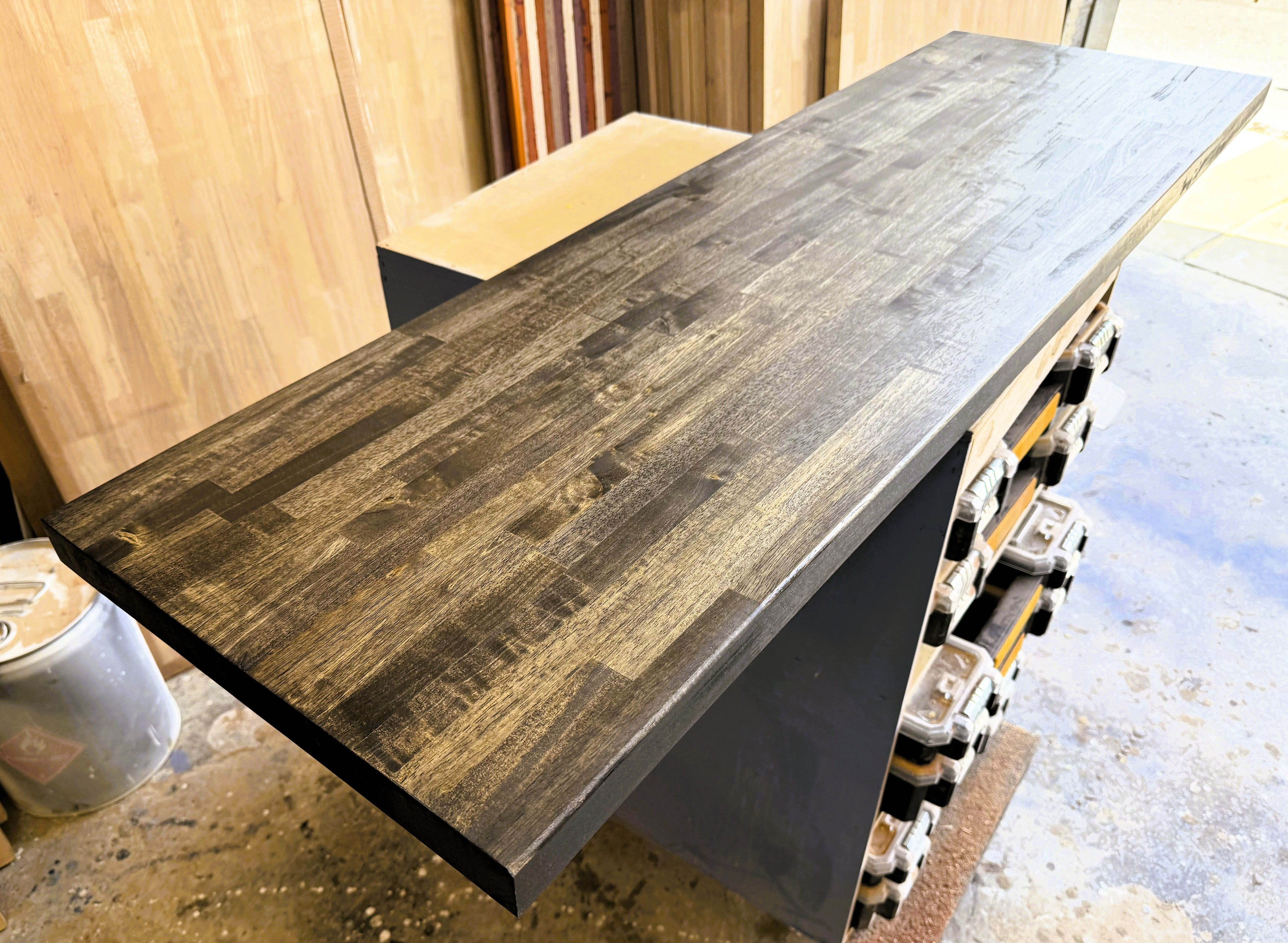 Stain Solid Wood Butcher Block