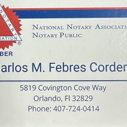 Notario Público Móvil  Bodas Civiles  En Orlando 