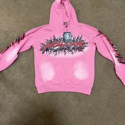 Pink Hellstar Hoodie (Size Small 