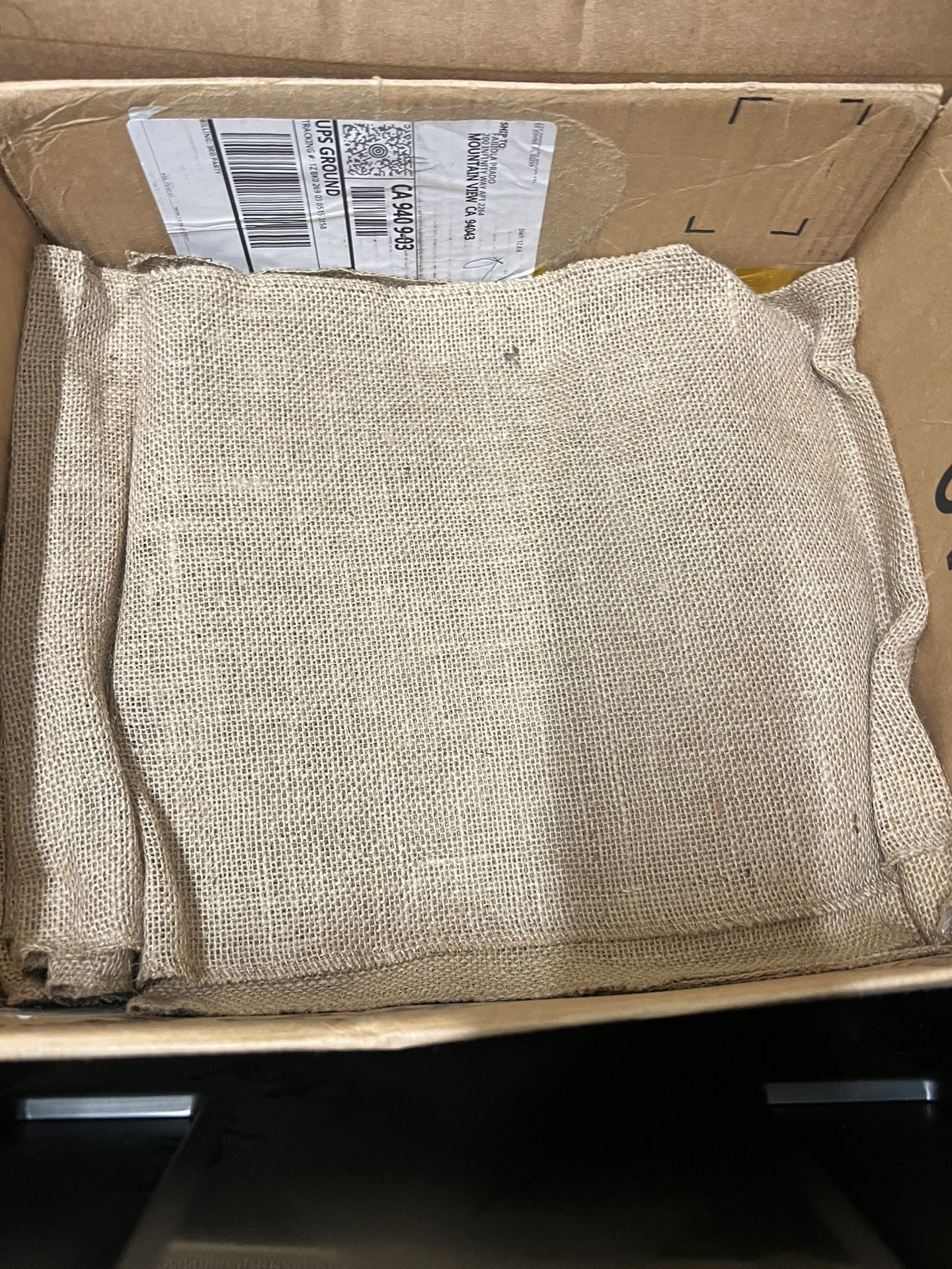 Burlap table Runner