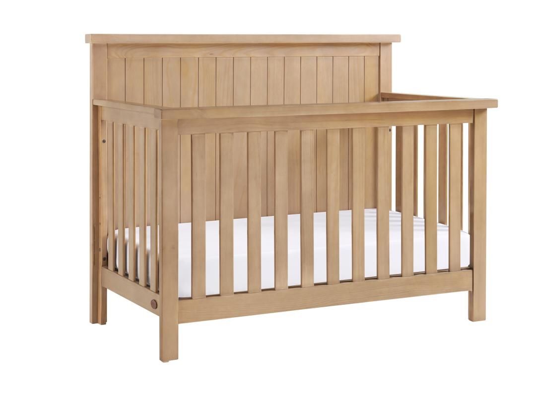 (NEW) EVERLEE 4-IN-1 CONVERTIBLE CRIB + CHANGING TOPPER