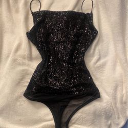 black sequence bodysuit