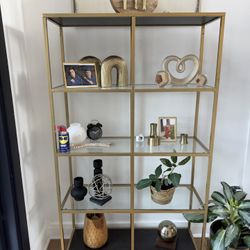 Gold Shelves Set Of Two