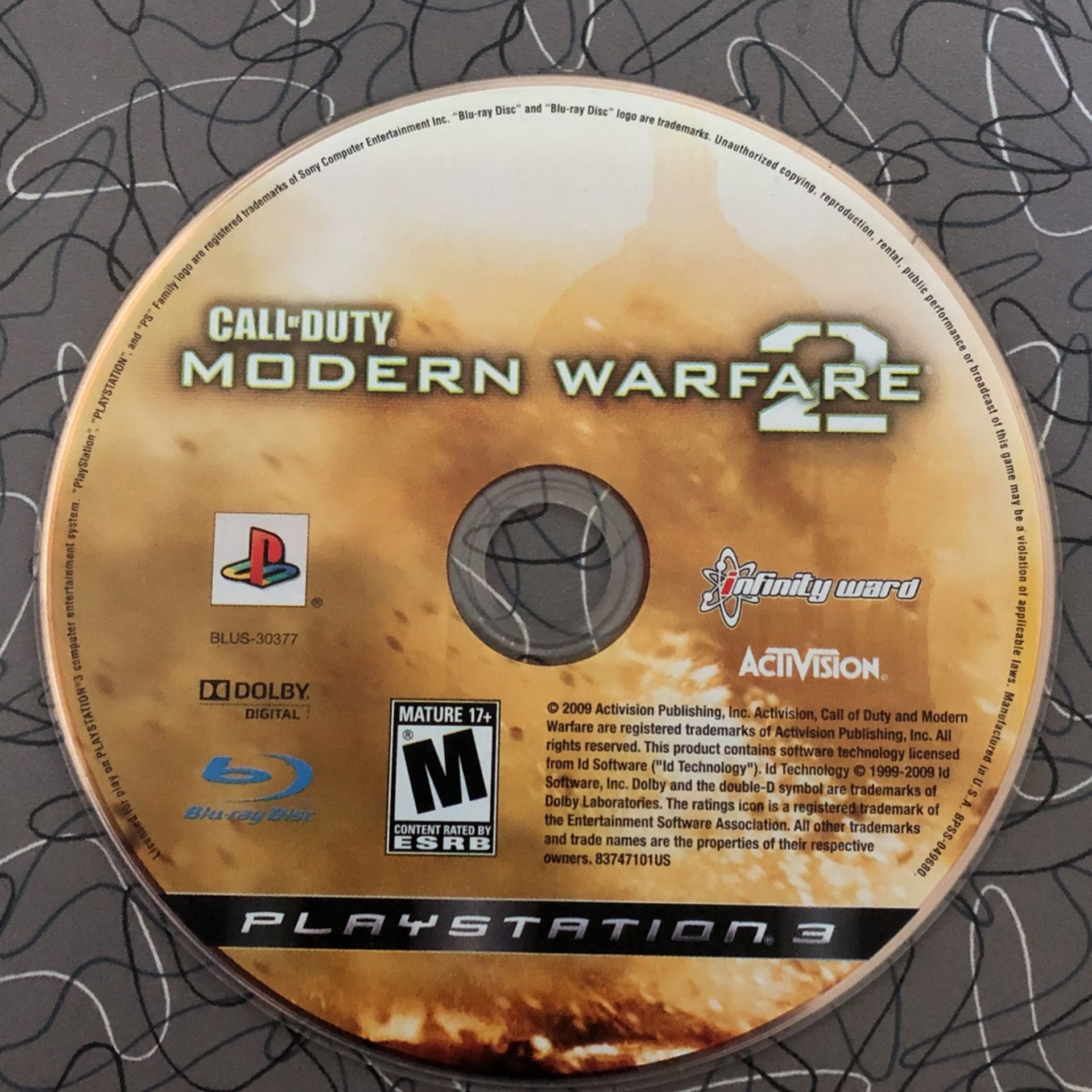 PS3 Call Of Duty Modern Warfare 2
