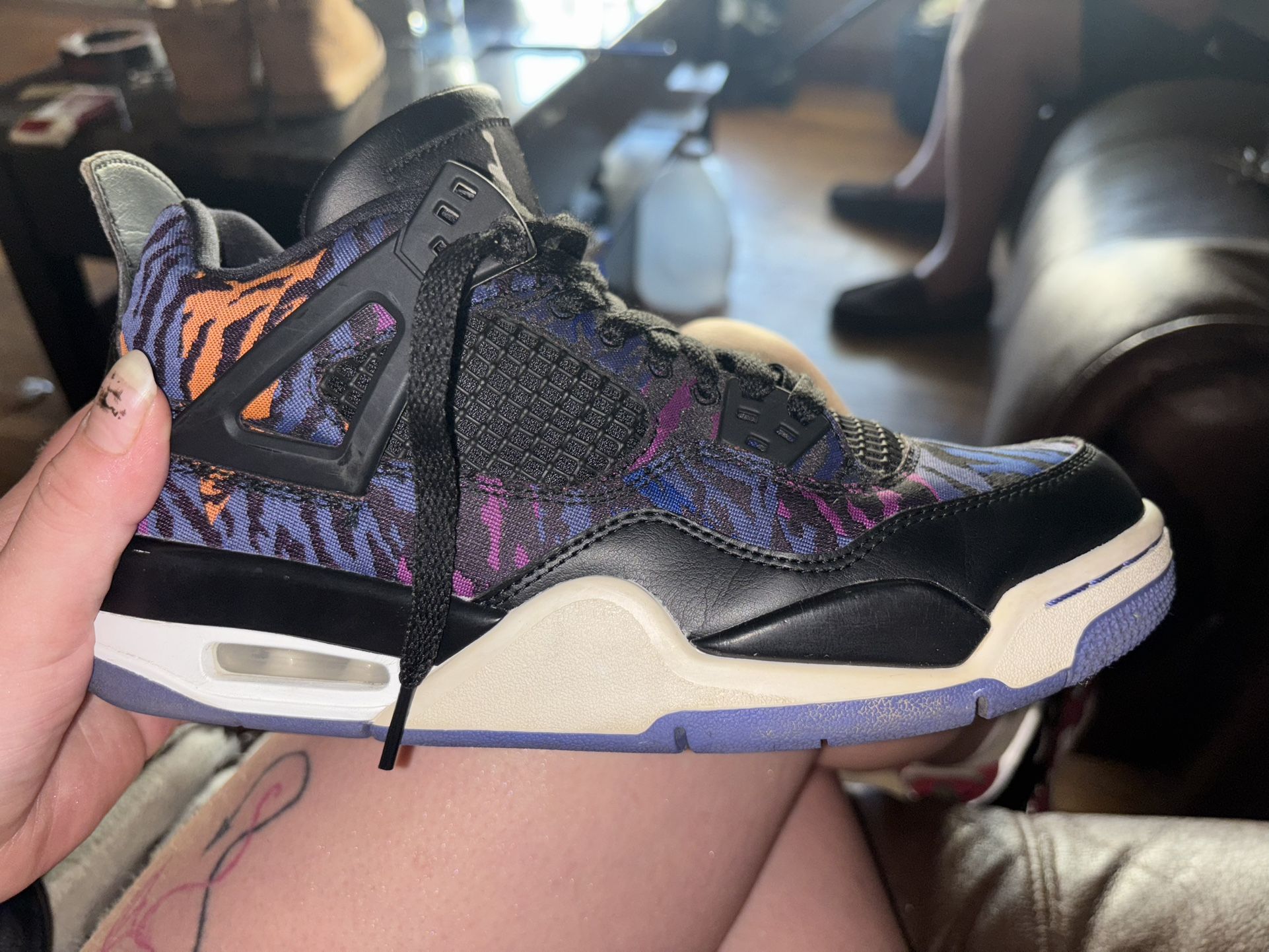 Jordan 4 Retro Black Rush Violet