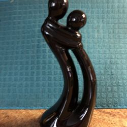 10” WEDDING ENGAGEMENT CAKE TOPPER CERAMIC LOVERS KEEPSAKE 
