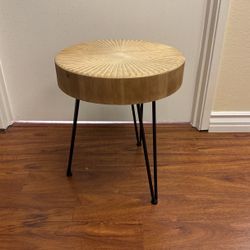 Wooden Stool Bed Side Table