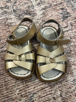 Gold Toddler Salt Water Sandals