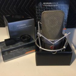 🔥NEUMANN🔥TLM 49 CONDENSER MICROPHONE SET🔥SHOCK MOUNT and BONUS SG2 STAND MOUNT🔥LIKE NEW IN BOX!🔥