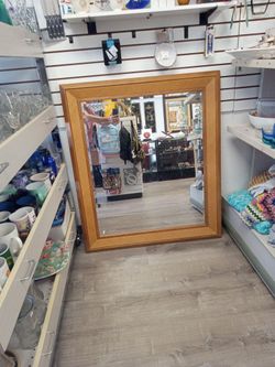 40 X 46 Wall Mirror With Wood Frame