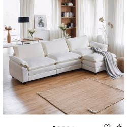 Beige Sectional  Sofa 