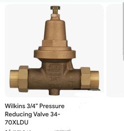 3/4 In 70 Pressure Reducing Valve With Double Union Connection