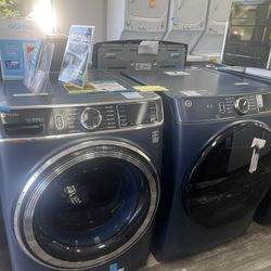 GE Profile EnergyStar-Certified Laundry Room Set of Hi-Cpcty Front Load Washer & Gas Dryer, 49% Off!