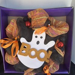 Halloween Wreath- Approx 17" in Diameter