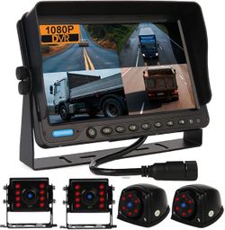 Mini Backup Camera System, Video Recorder, Assisted Safe Driving