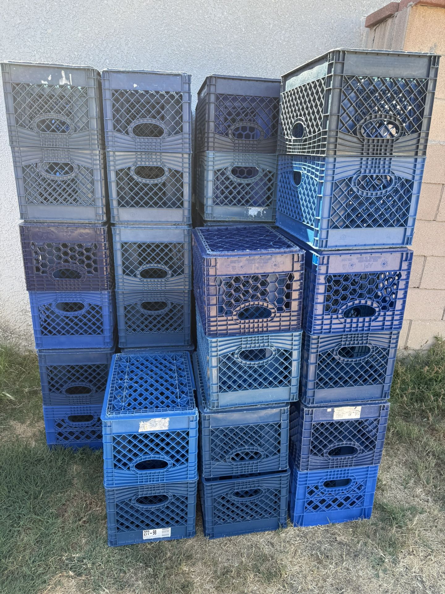Storage Crates 4 Dollars Each