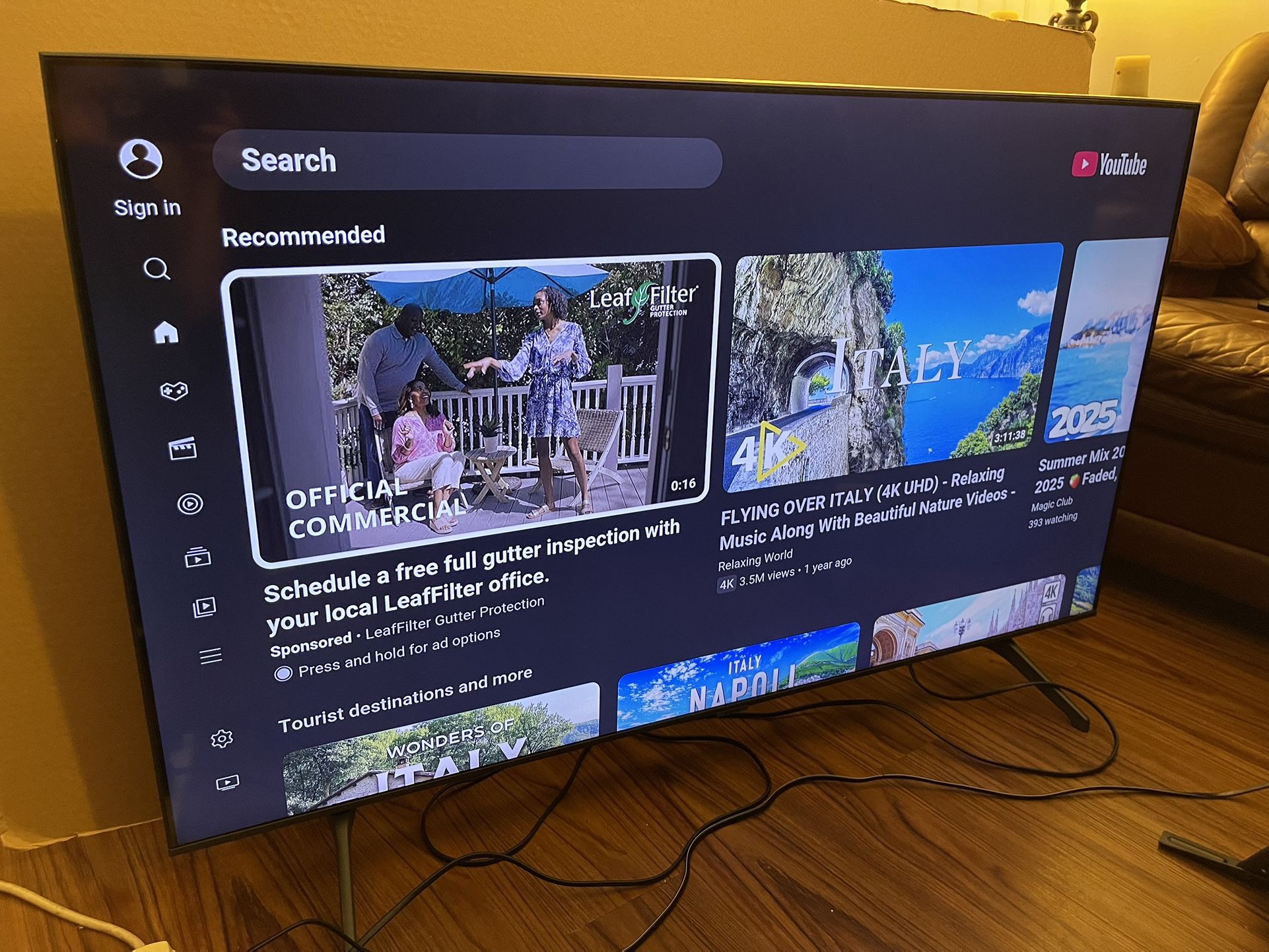 Samsung 55” Smart TV 4K UHD HDR With New Remote Control $180 Firm On Price