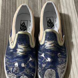 MENS 9 / WOMENS 10.5 CUSTOM MADE HAND PAINTED VANS