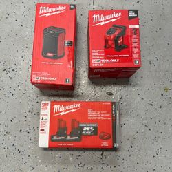 M12 Speaker Inflator And Battery Set