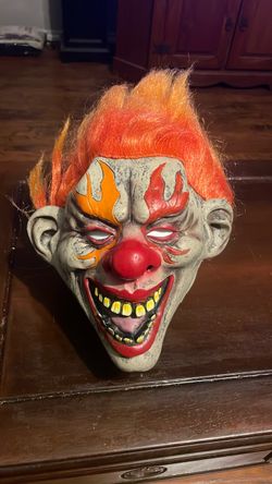 Scary Clown Halloween Latex Mask