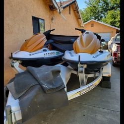 Two Jet Skis Plus Trailer