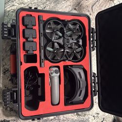DJI Avata - Hard travel case + 3 batteries total