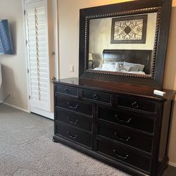 Triple Dresser and Mirror