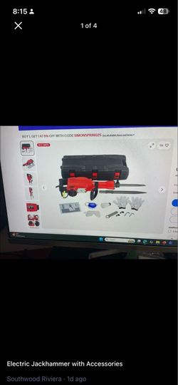 Electric Jack Hammer with accessories