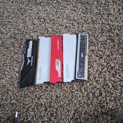 Five Memory Ram Of 8g 