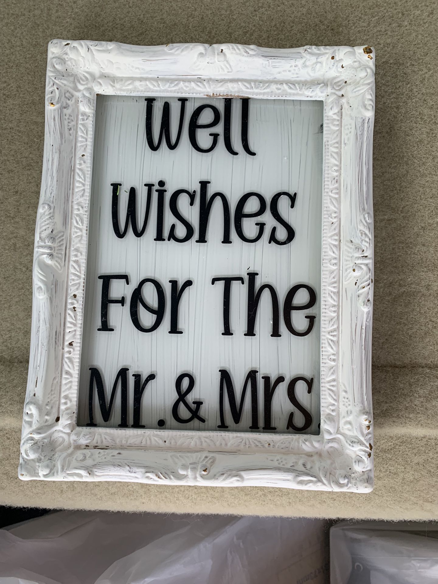 5X7 Well Wishes Picture In Frame 