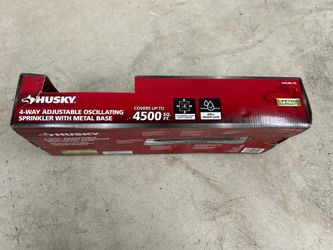 Husky 4500 sq. ft. Turbo Oscillating Sprinkler
