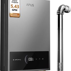 Tankless Propane Water Heater 5.43 GPM 120,000 BTU Indoor