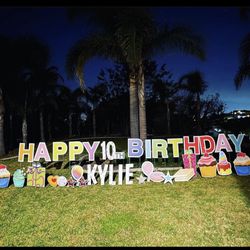 Birthday Yard Sign
