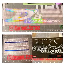 Custom Decals