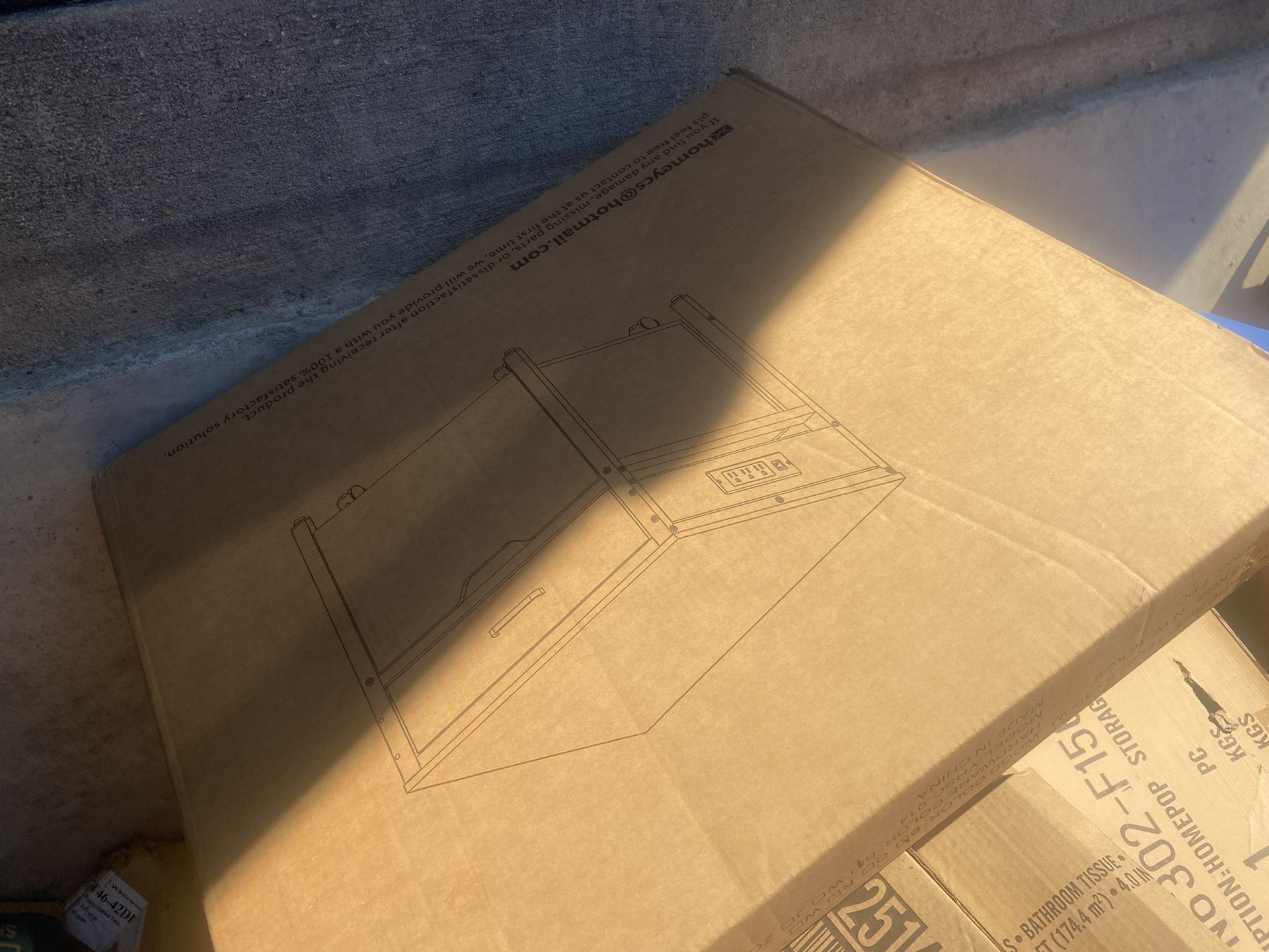 Storage/night Stand With Outlet