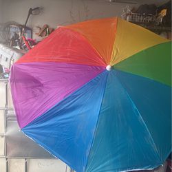 Beach Umbrella And Chair