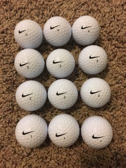 Nike Golf Balls $1 each/$10 for 12