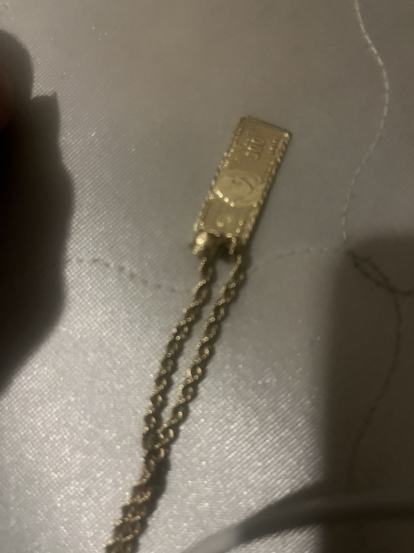 Benjamin Franklin Hundred Dollar Bill Pendent 