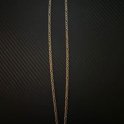 10k Gold Figaro chain 
