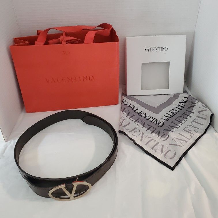 VALENTINO BELT & SCARF