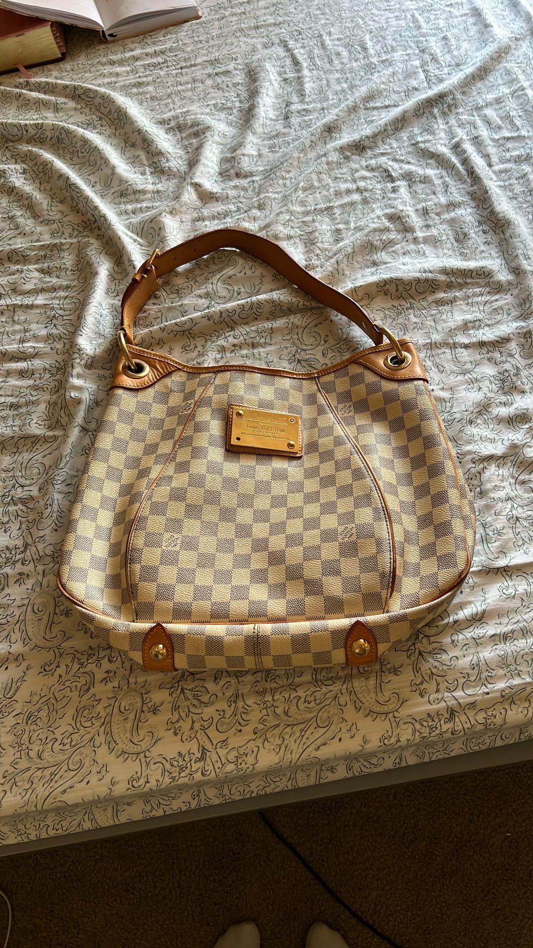 Vintage Louis Vuitton Shoulder Bag GENUINE LEATHER