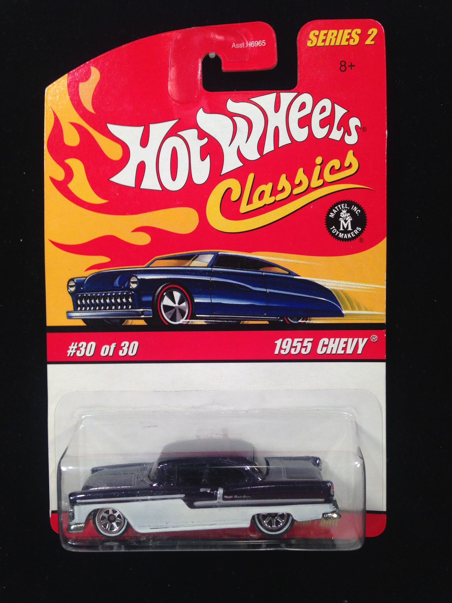 Hot Wheels Classics Series 2 1955 Chevy • Production Error • Reversed In Blister